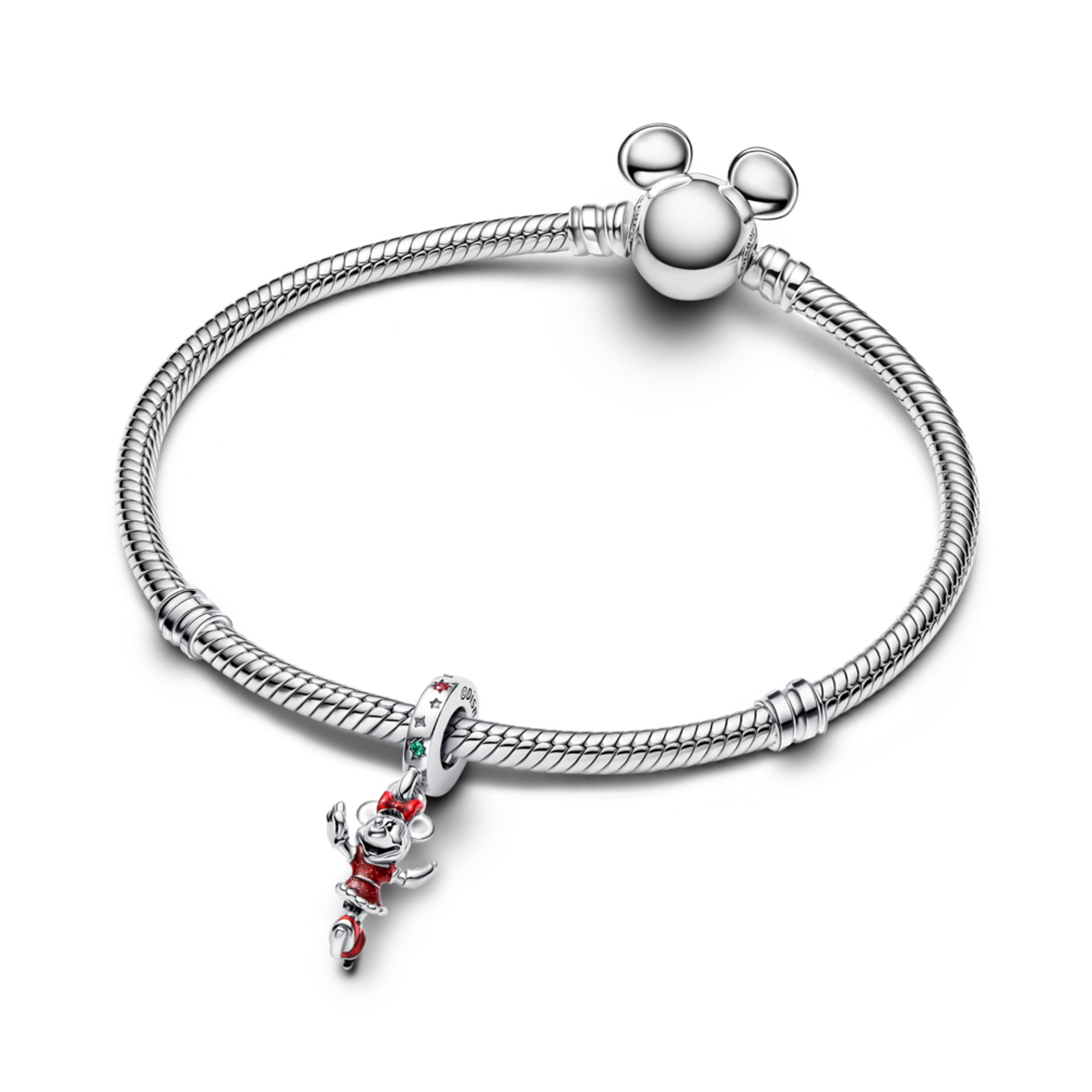 PANDORA visiaci prívesok Minnie Mouse na korčuliach - galéria #1