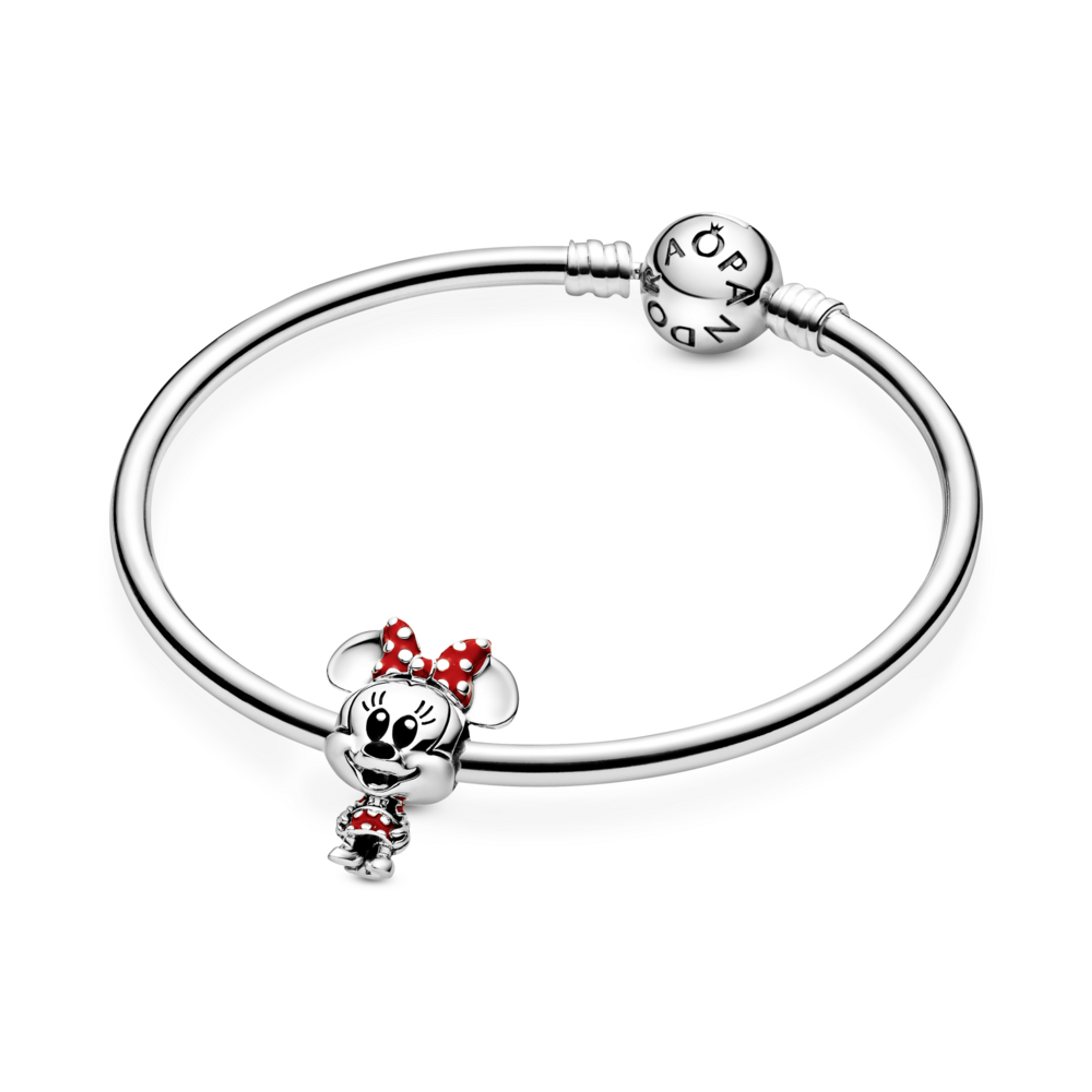 PANDORA Disney prívesok Myška Minnie s bodkovanými šatami a mašľou - galéria #2