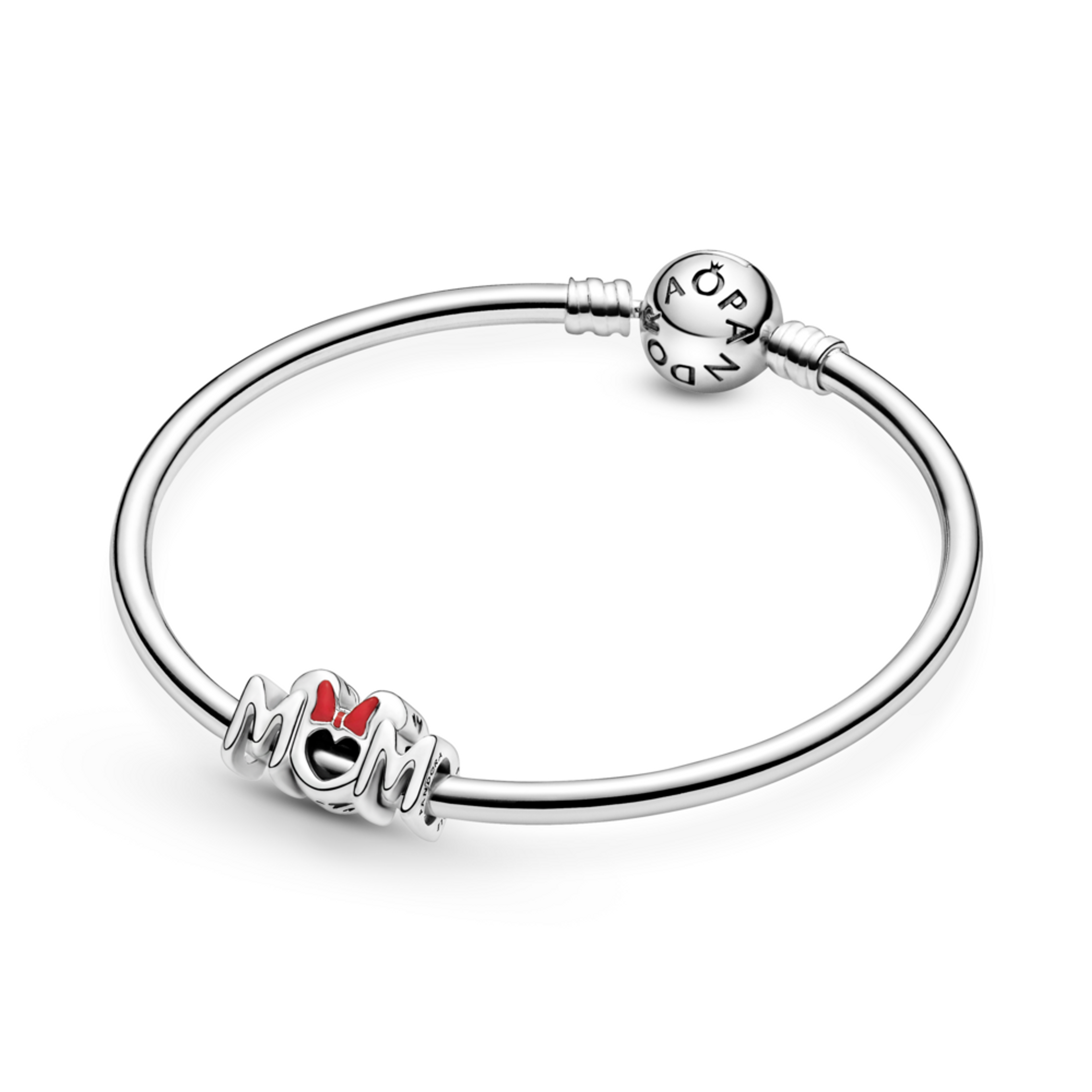 PANDORA Disney prívesok Minnie Mouse mašľa a slovo Mum - galéria #2