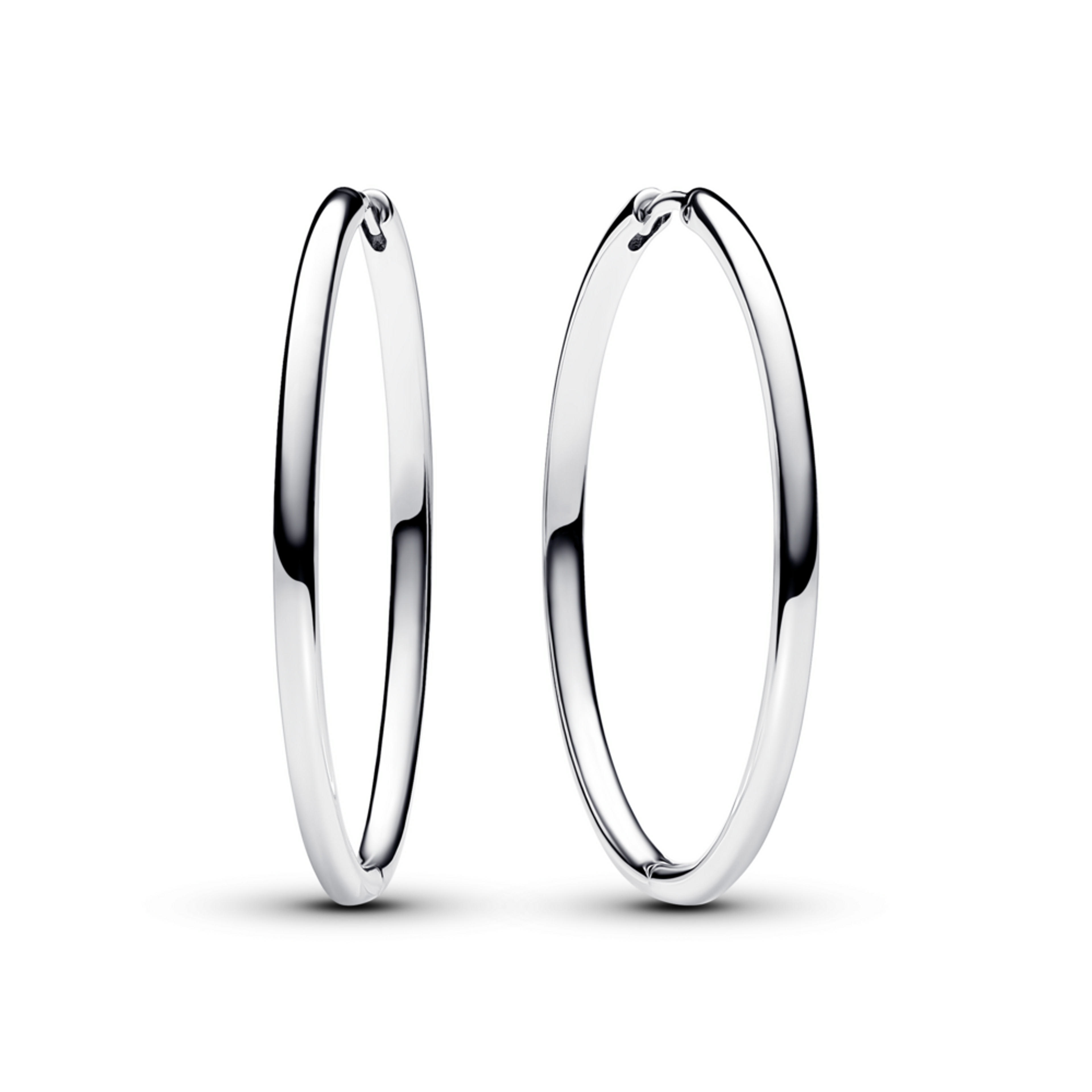 PANDORA Moments Kruhové náušnice na prívesky 40 mm