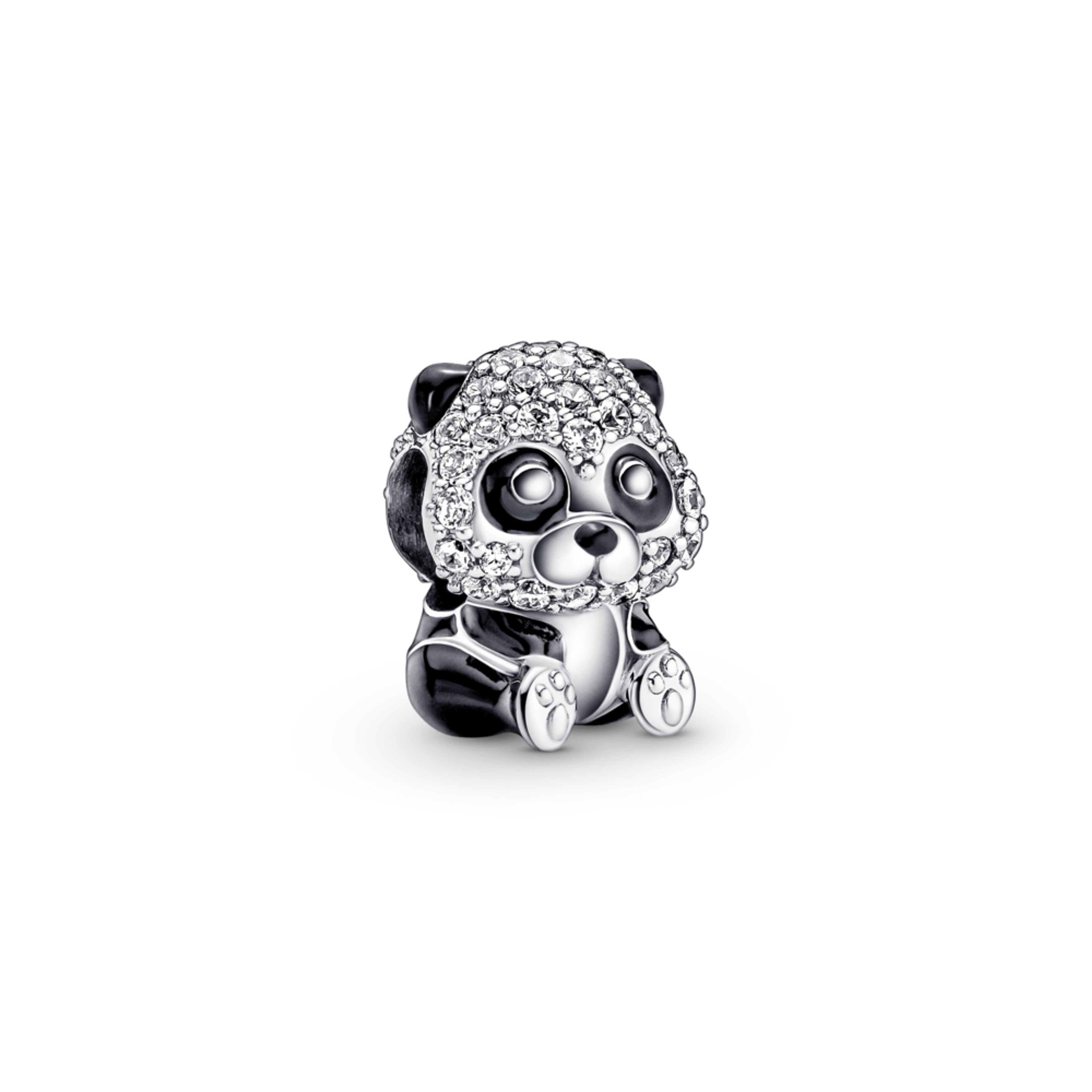 PANDORA prívesok Trblietavá roztomilá panda