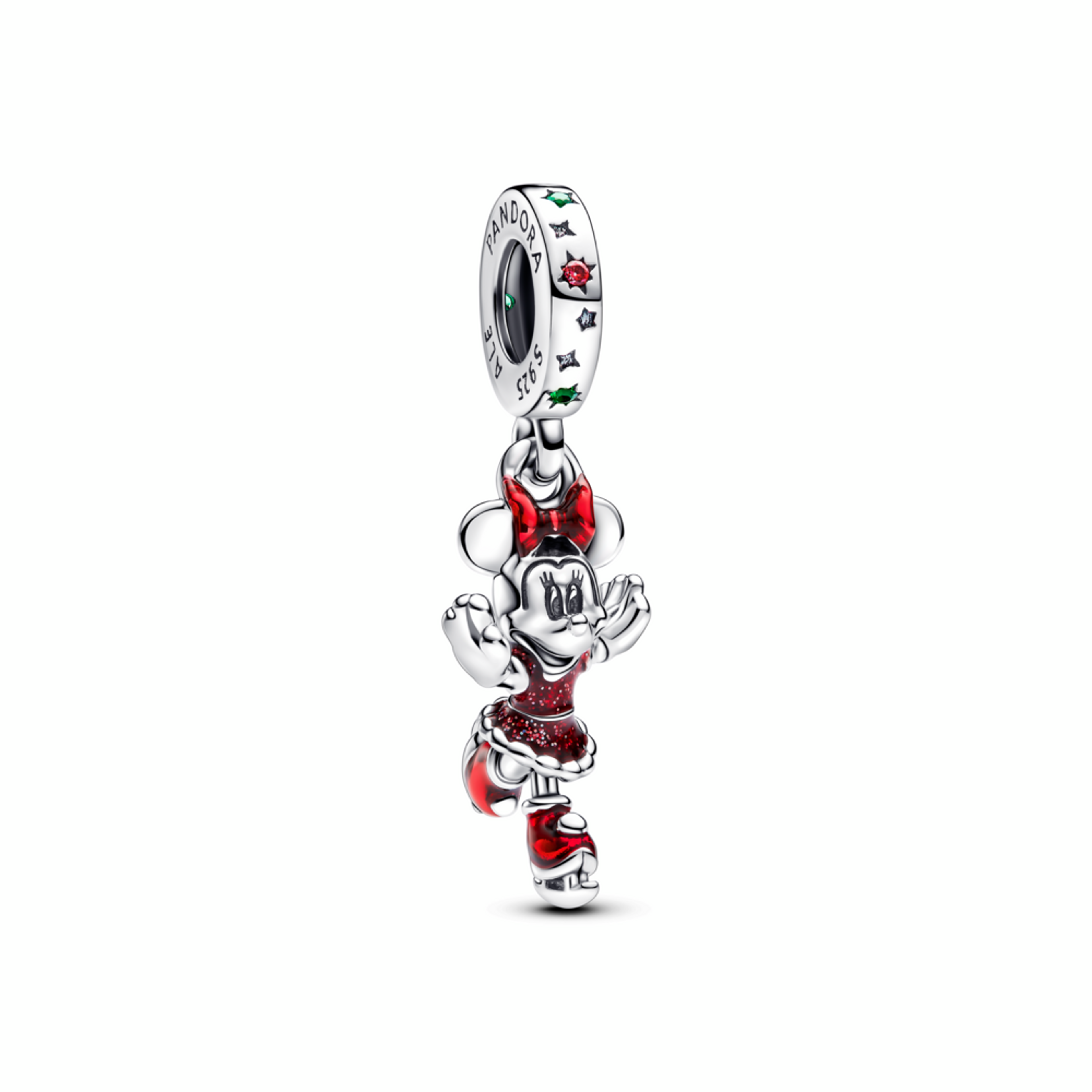 PANDORA visiaci prívesok Minnie Mouse na korčuliach