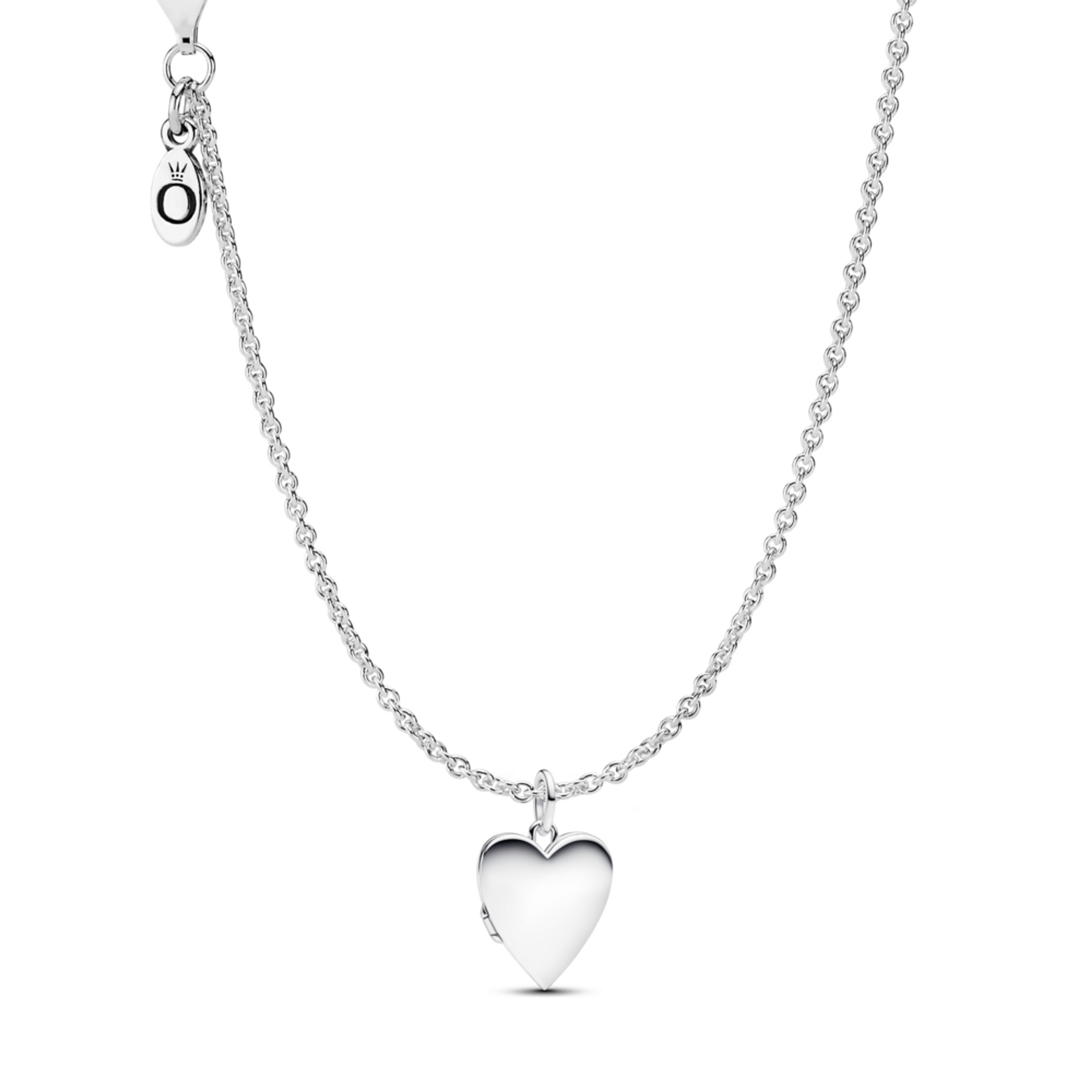 PANDORA Strieborná retiazka s príveskom v tvare srdca
