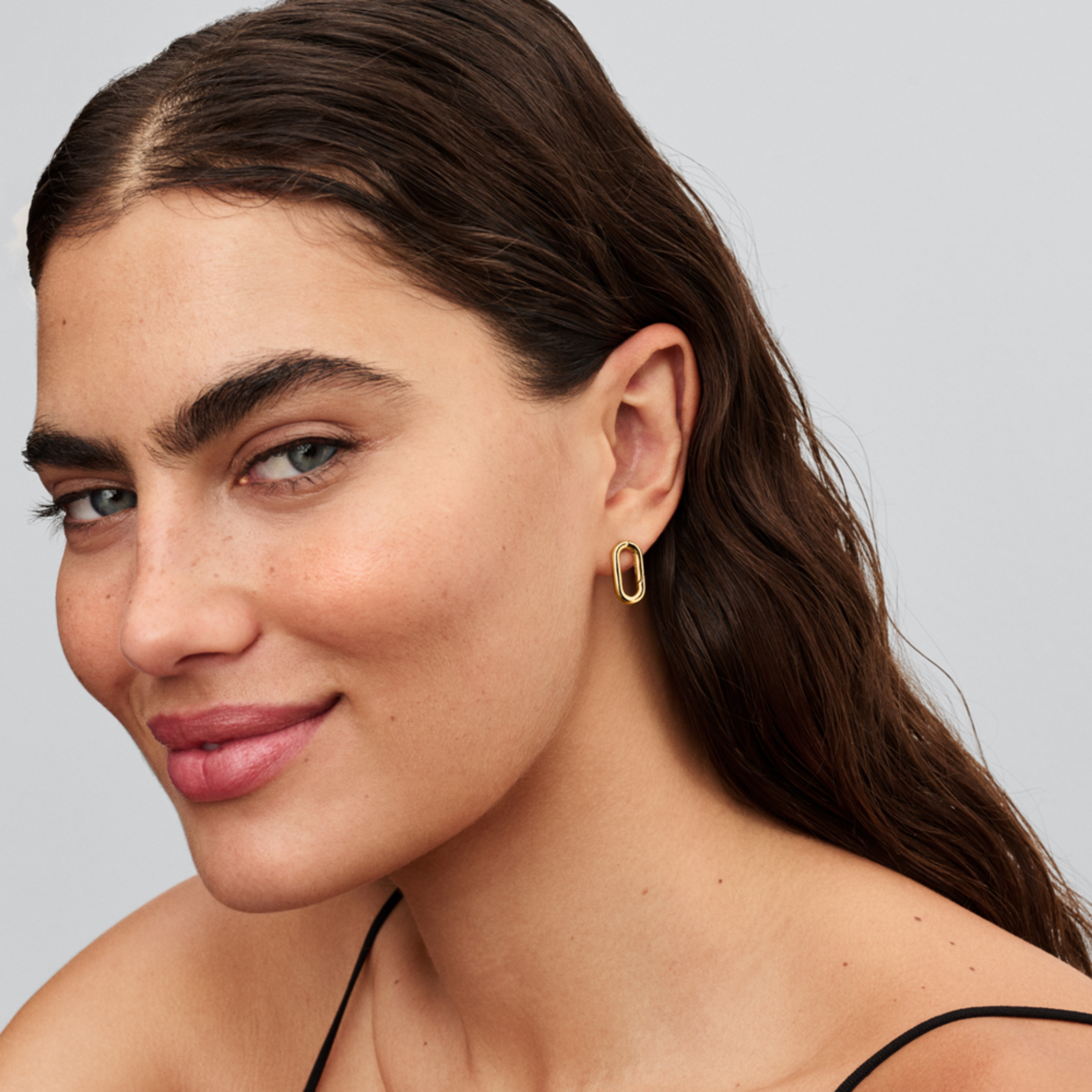 PANDORA ME Pozlátená otvárateľná kôstková náušnica - galéria #2