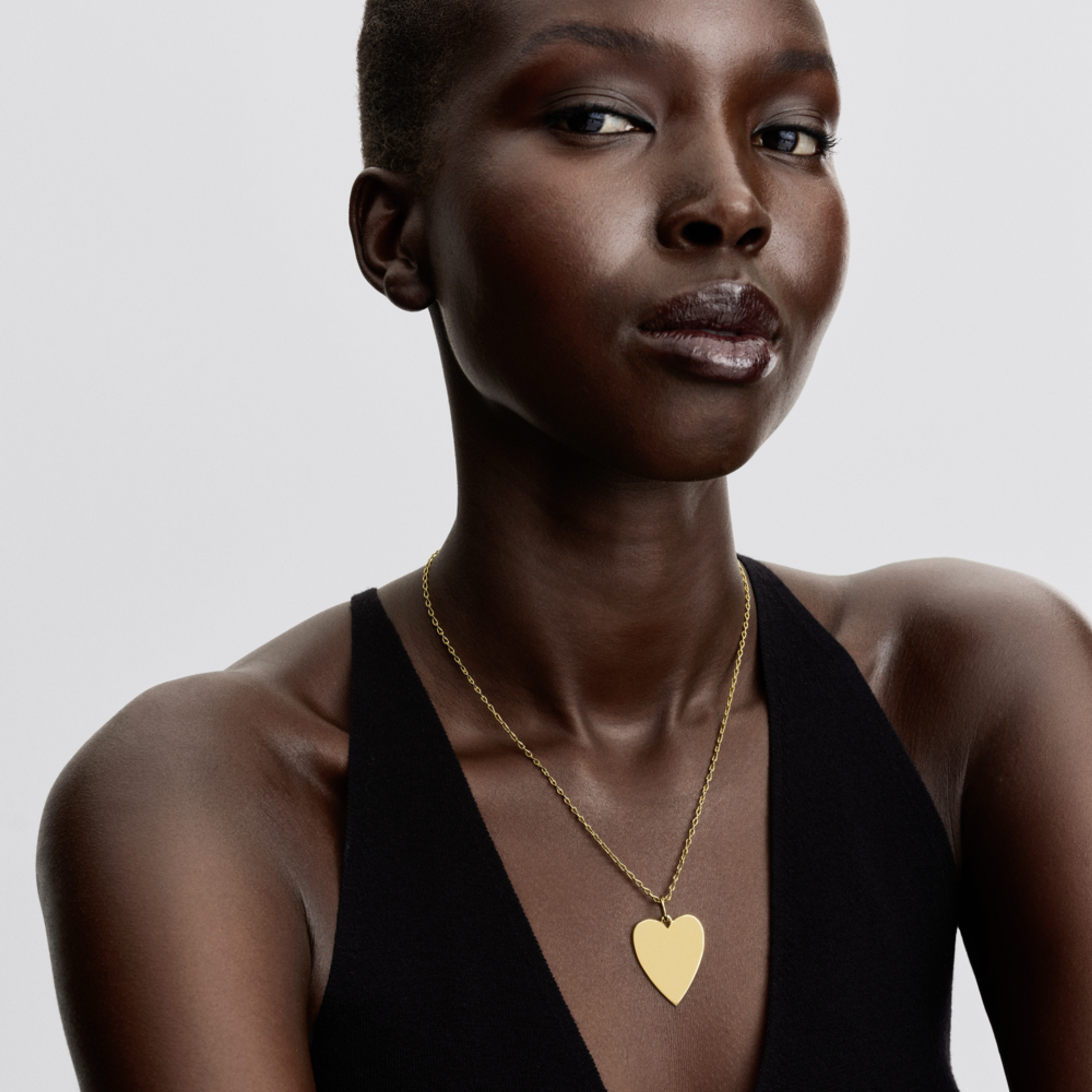 PANDORA pozlátený gravírovateľný prívesok v tvare srdca - galéria #1