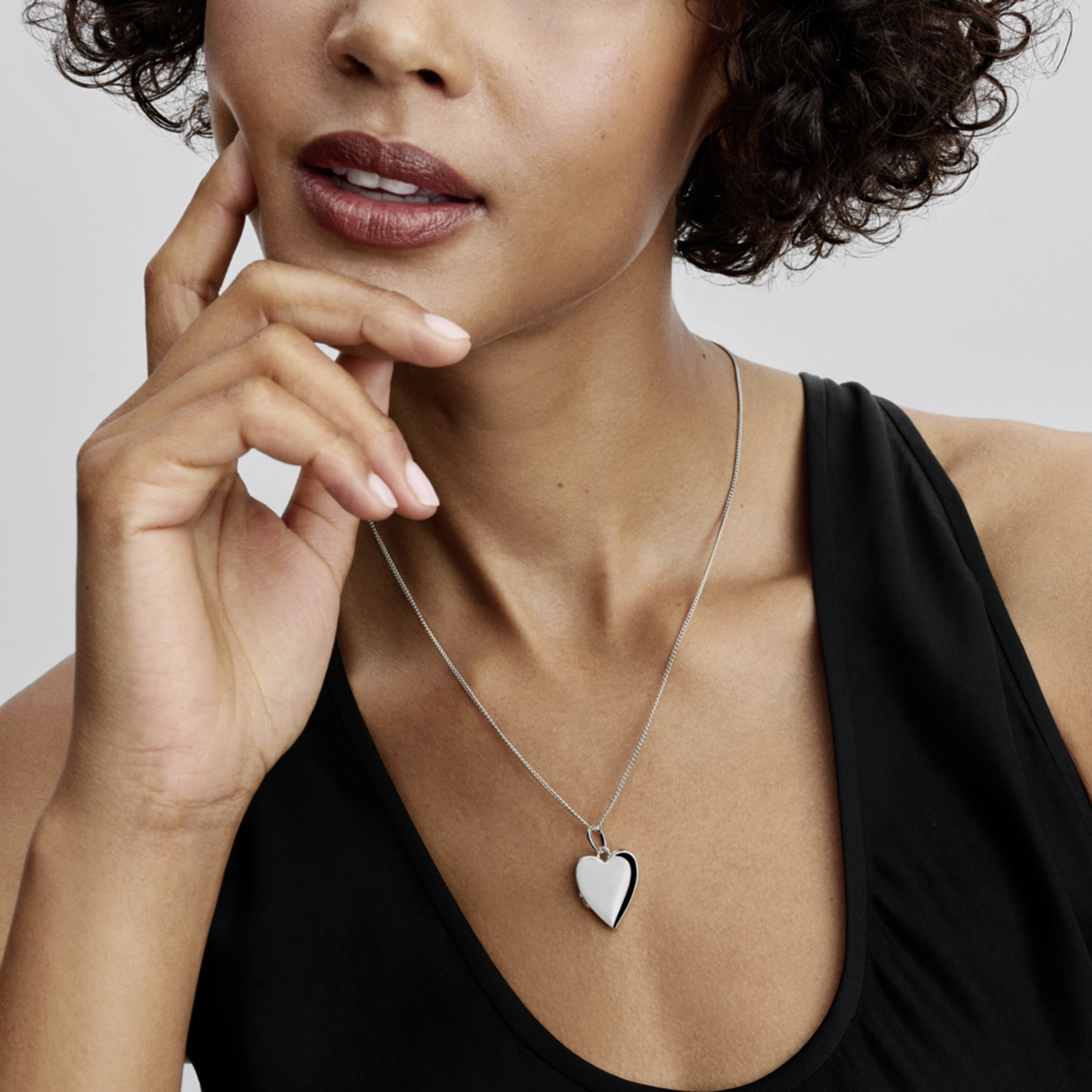 PANDORA gravírovateľný otvárací prívesok v tvare srdca - galéria #1