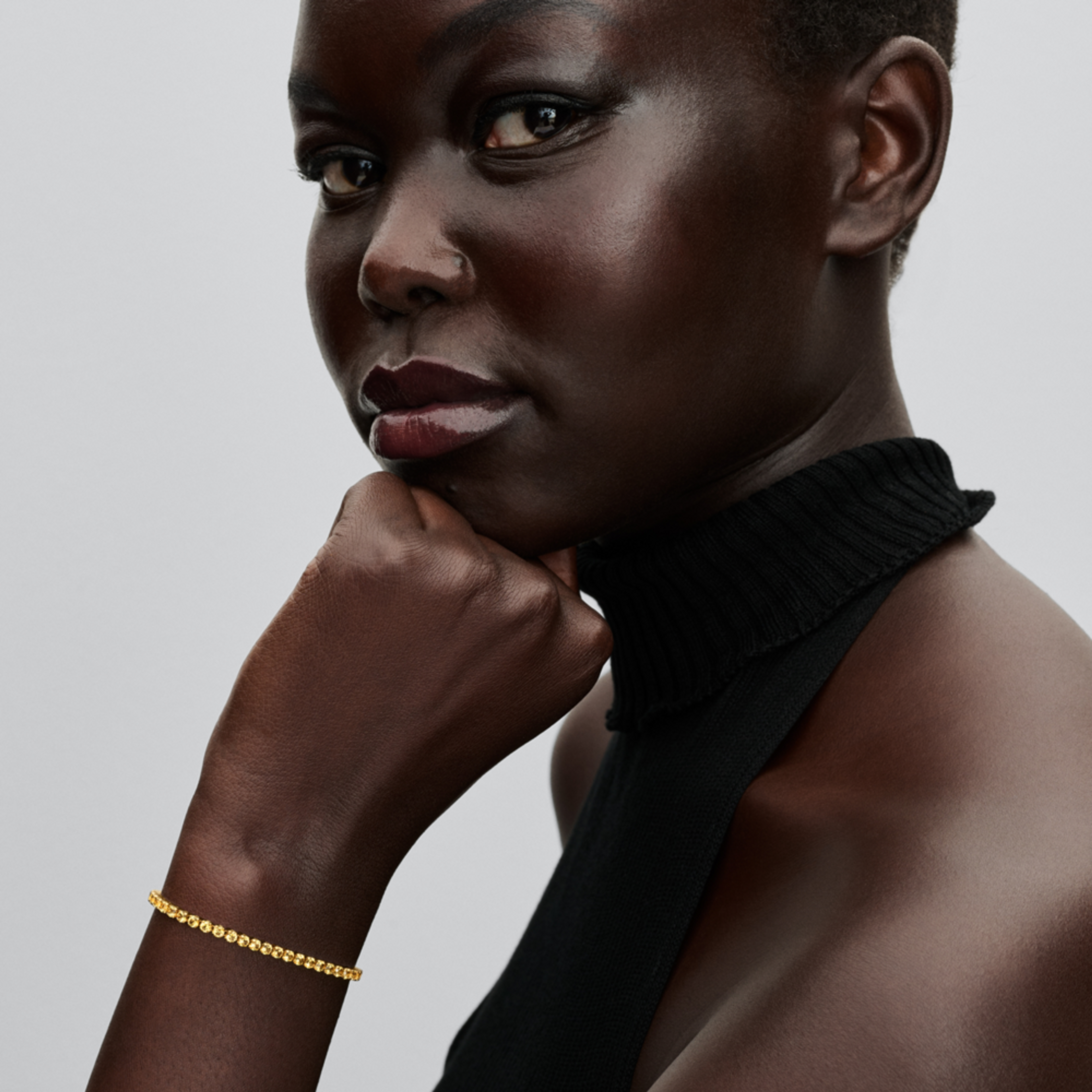 PANDORA Tenisový žltý náramok - galéria #1