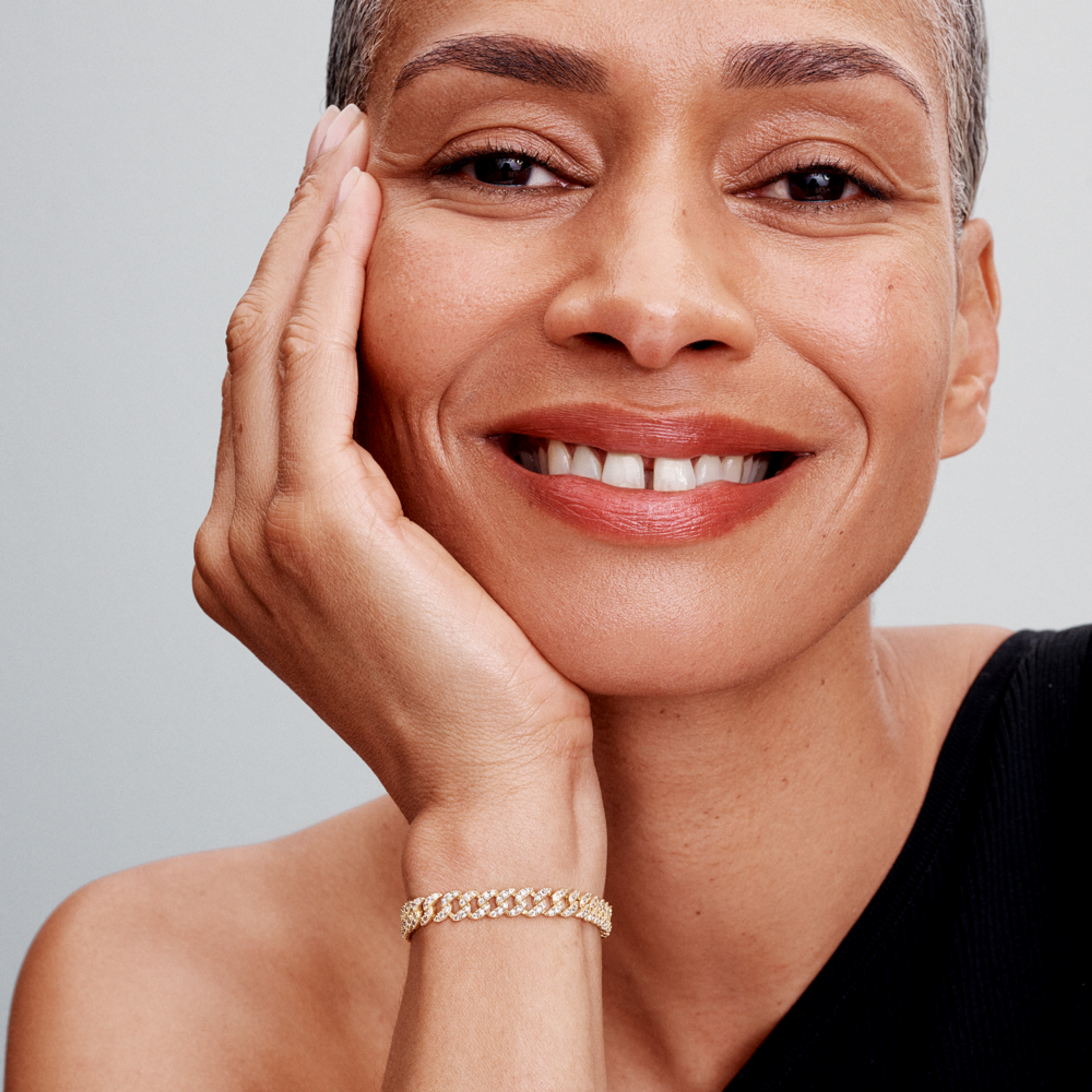 PANDORA náramek Kubánský řetízek s pavé - galéria #1