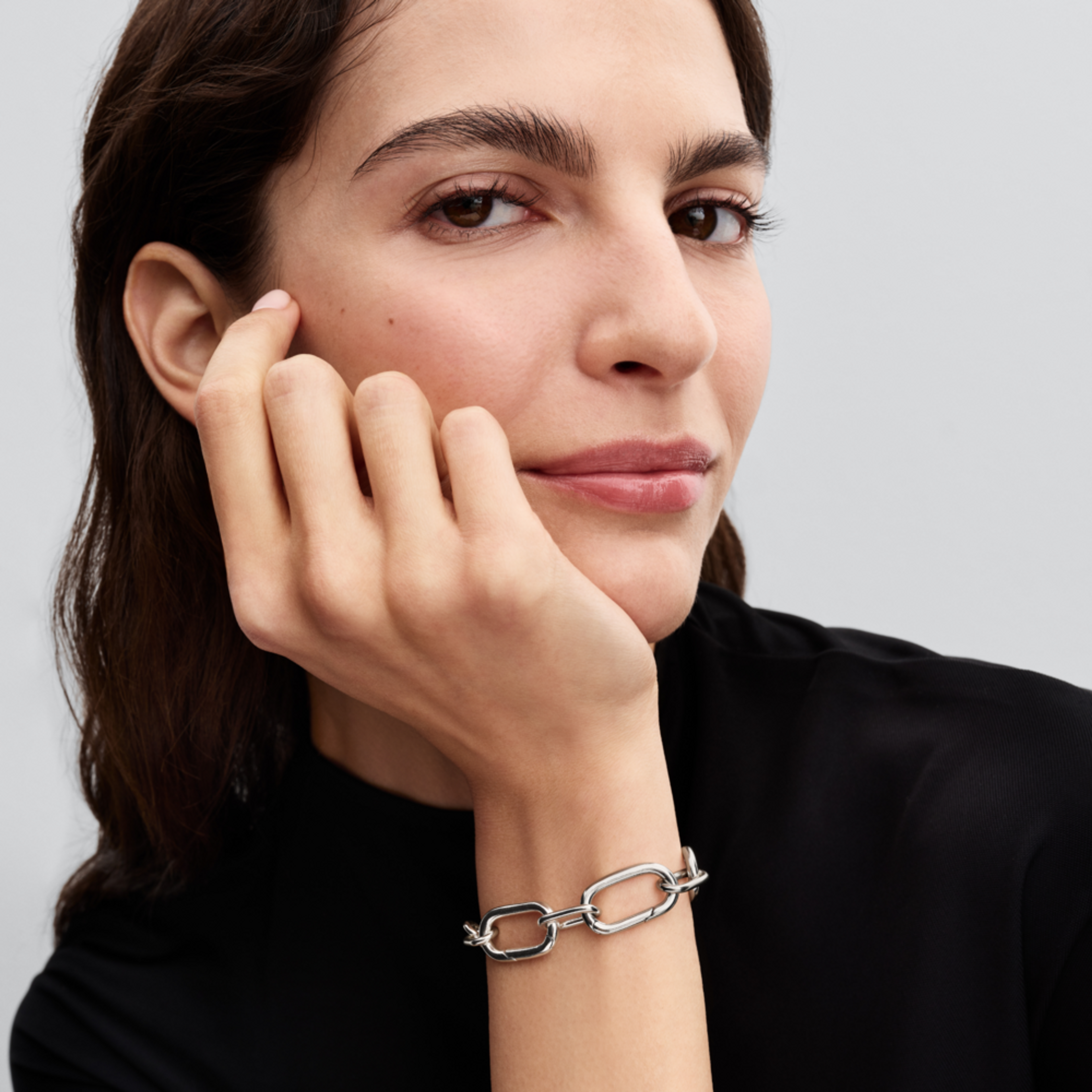 PANDORA ME Retiazkový náramok s robustnými článkami - galéria #1