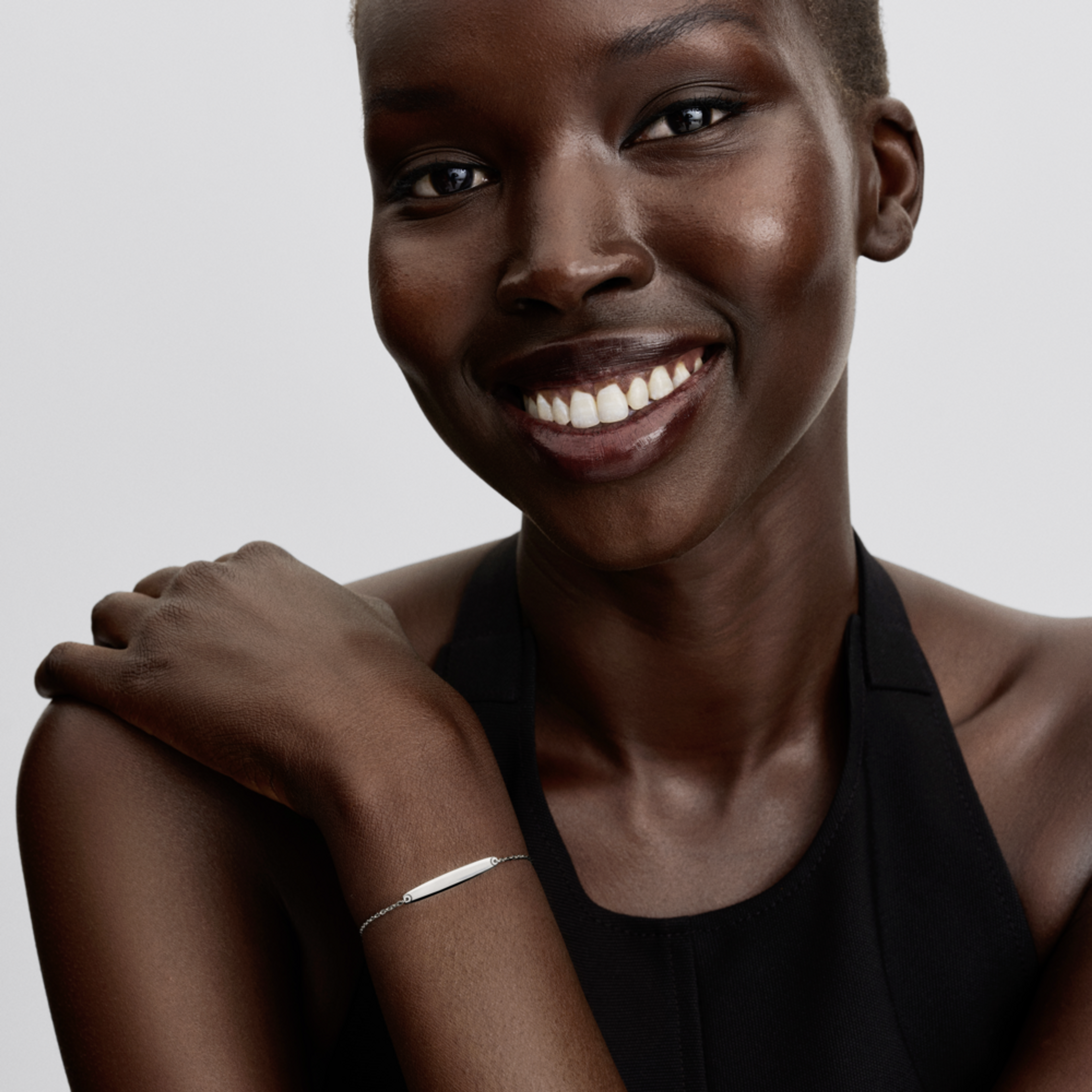 PANDORA strieborný náramok s plackou na gravírovanie - galéria #1