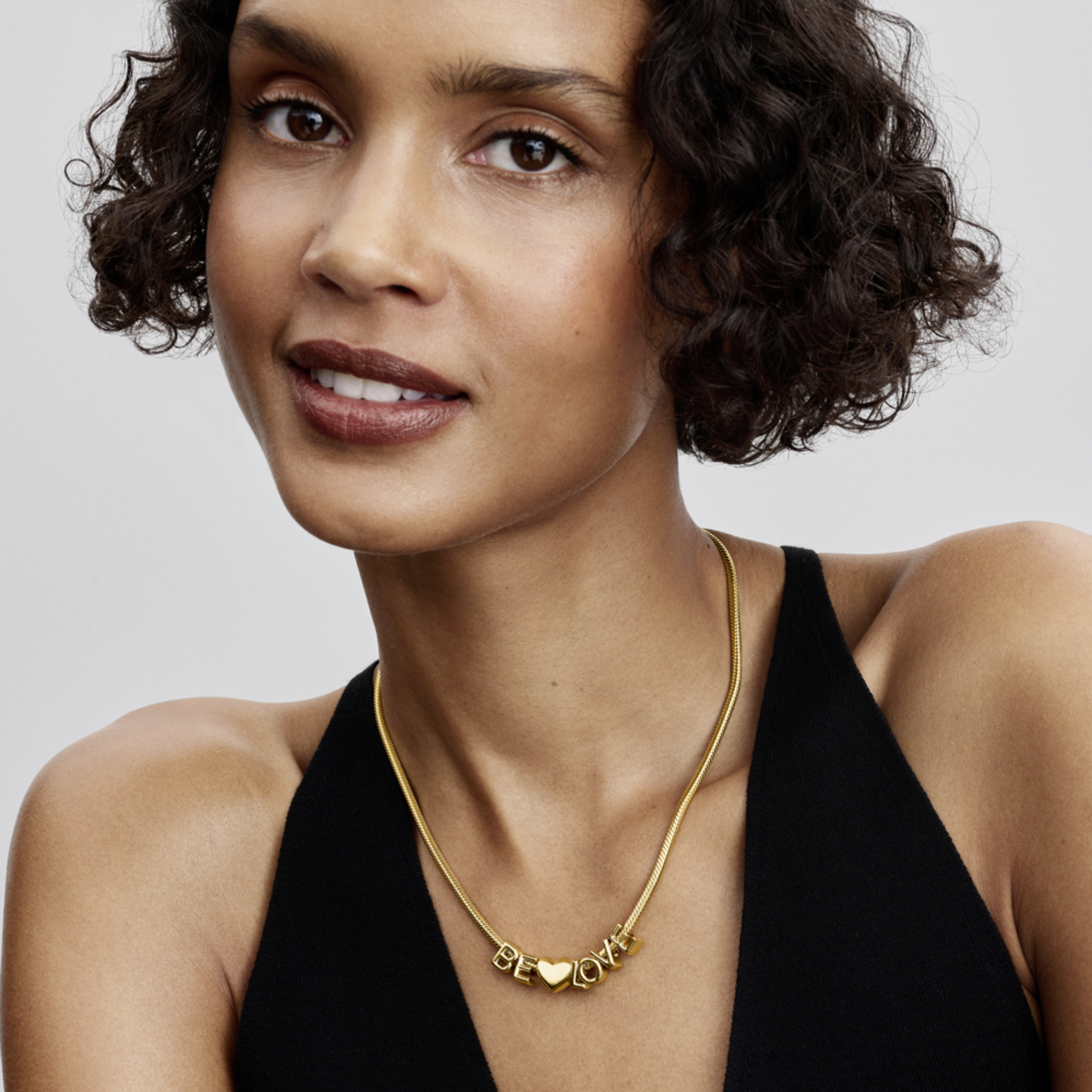 PANDORA mini pozlátený prívesok srdca - galéria #1