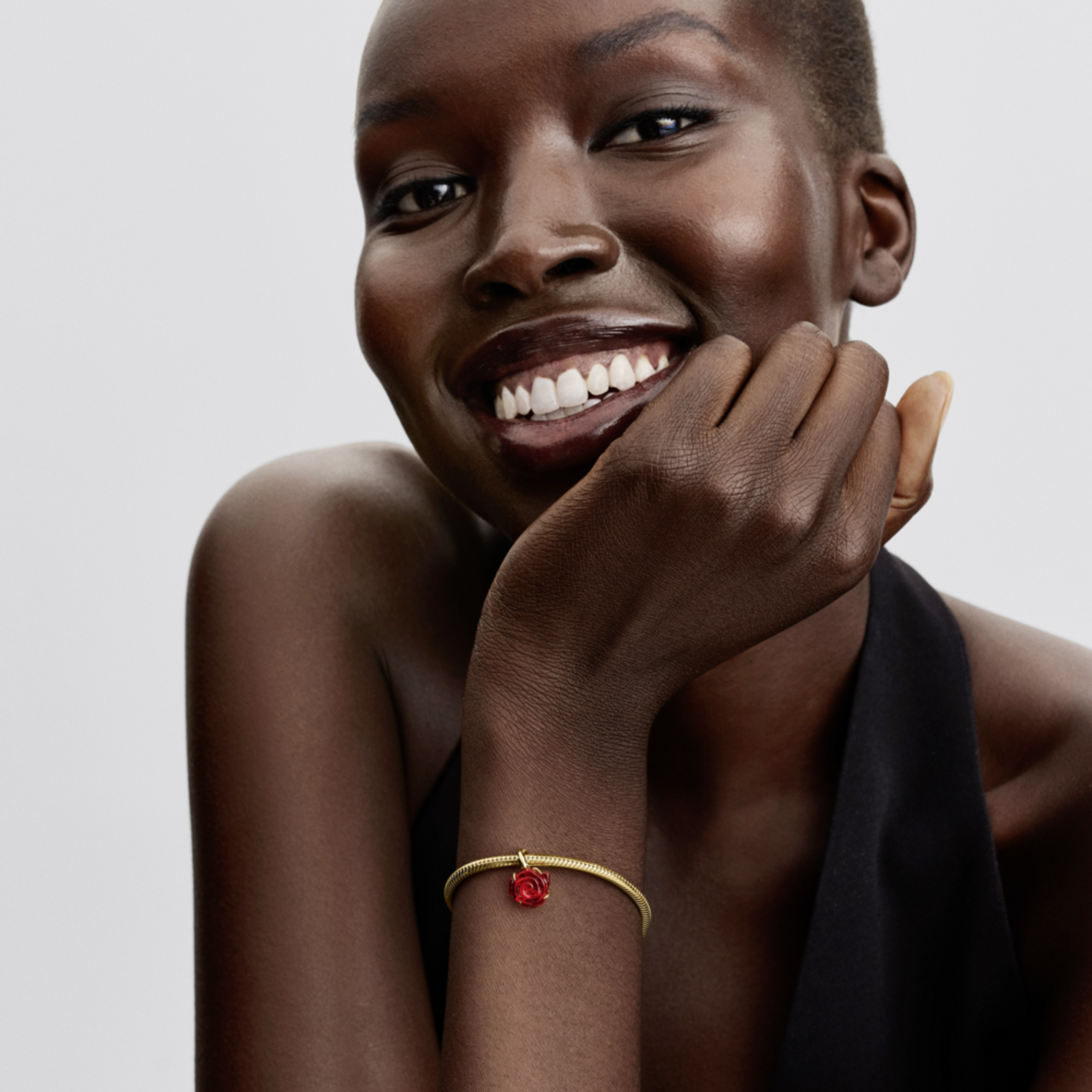 PANDORA Disney prívesok Kráska a Zviera Kúzelná ruža - galéria #1