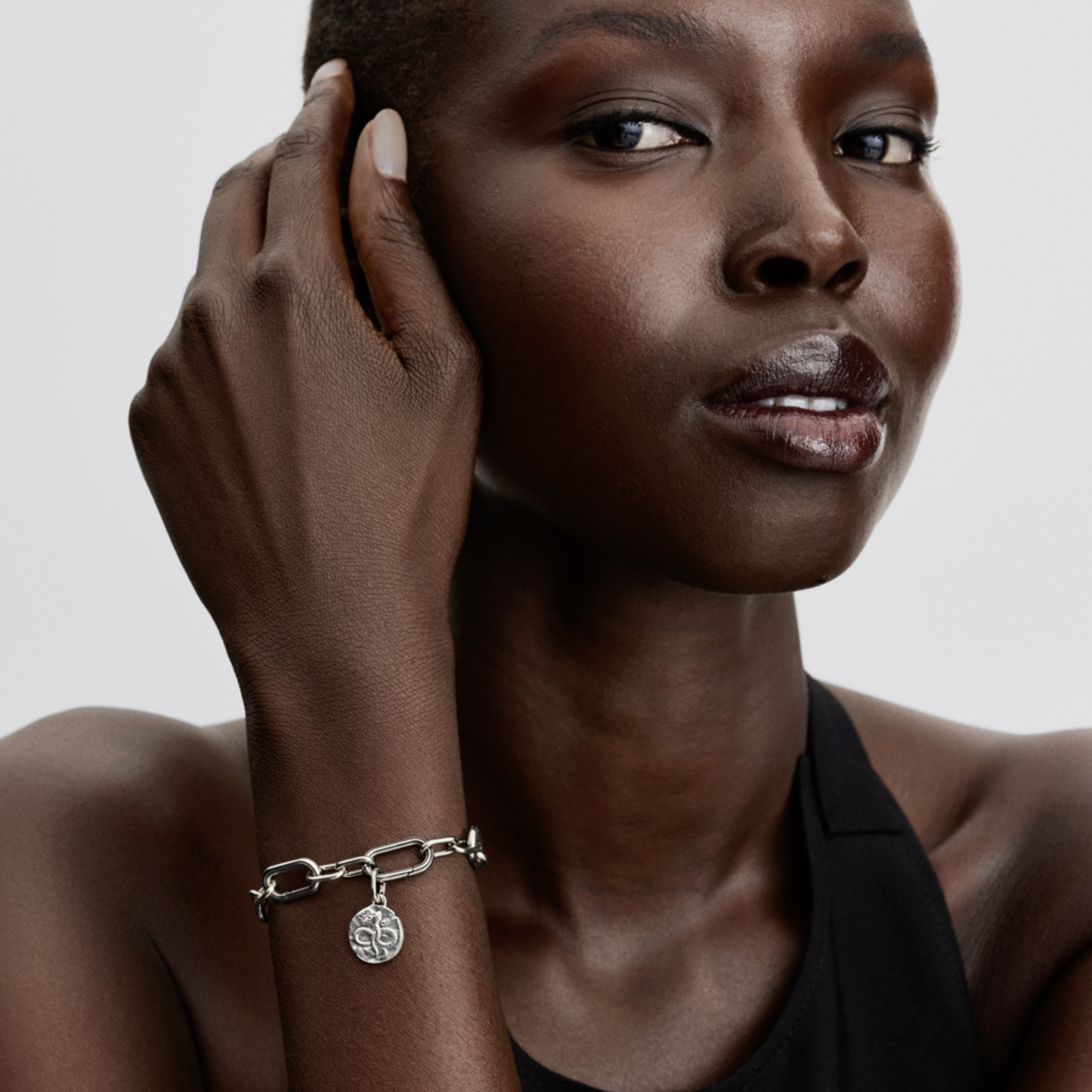 PANDORA Medailónkový prívesok Had nekonečna - galéria #1