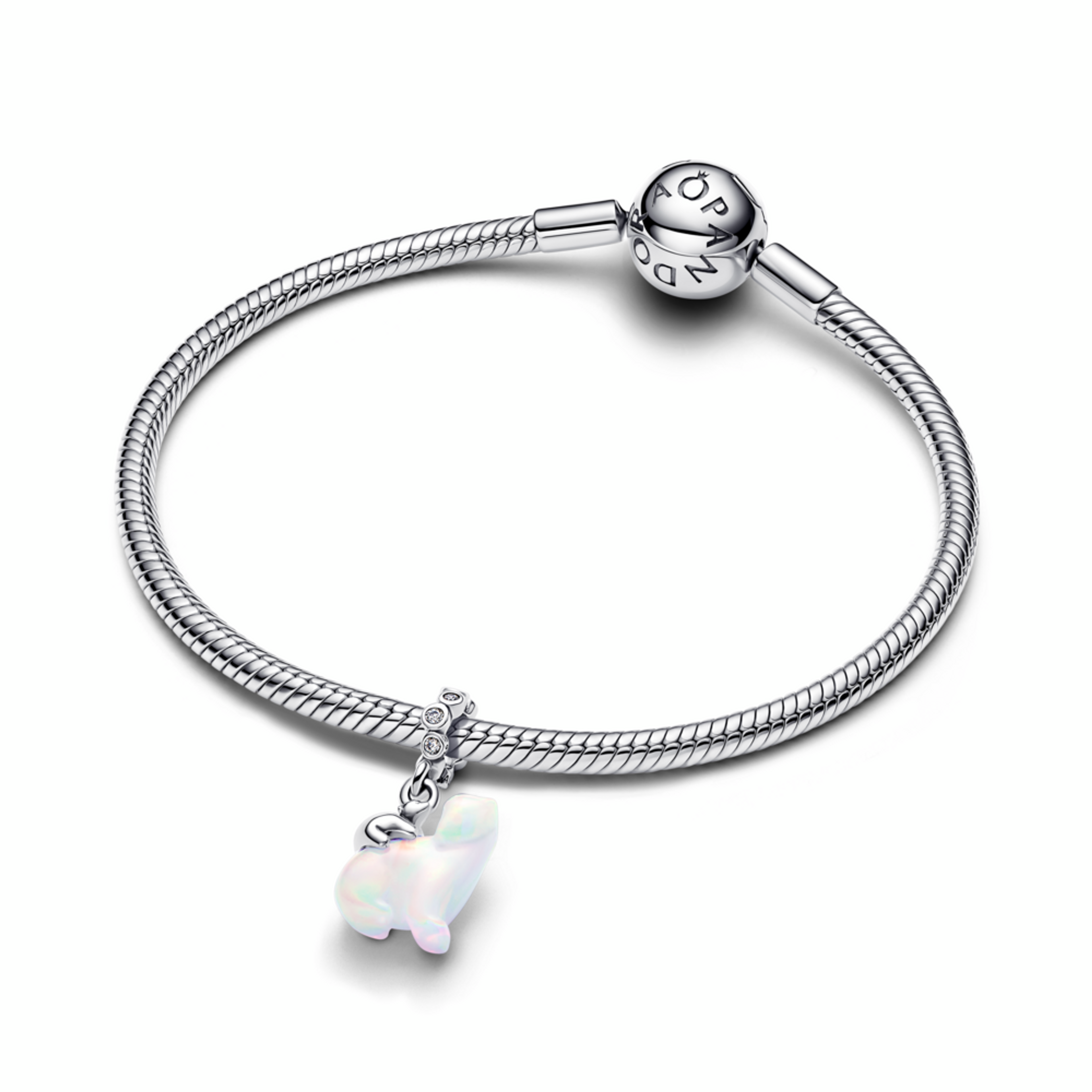 PANDORA Visiaci prívesok Mamička a mláďa ľadového medveďa - galéria #2