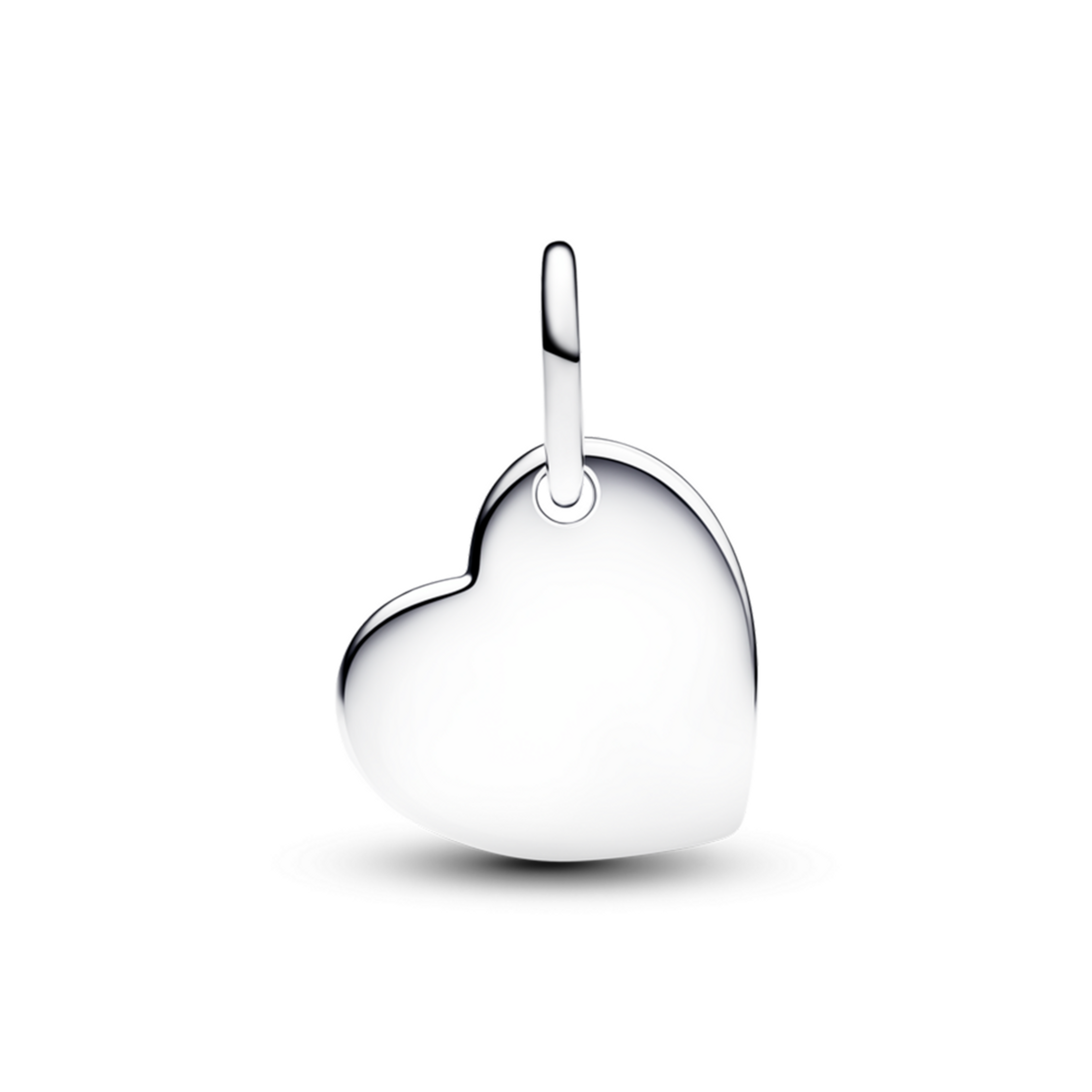 PANDORA Visiaci prívesok Srdce s fialovým kameňom, na gravírovanie - galéria #3