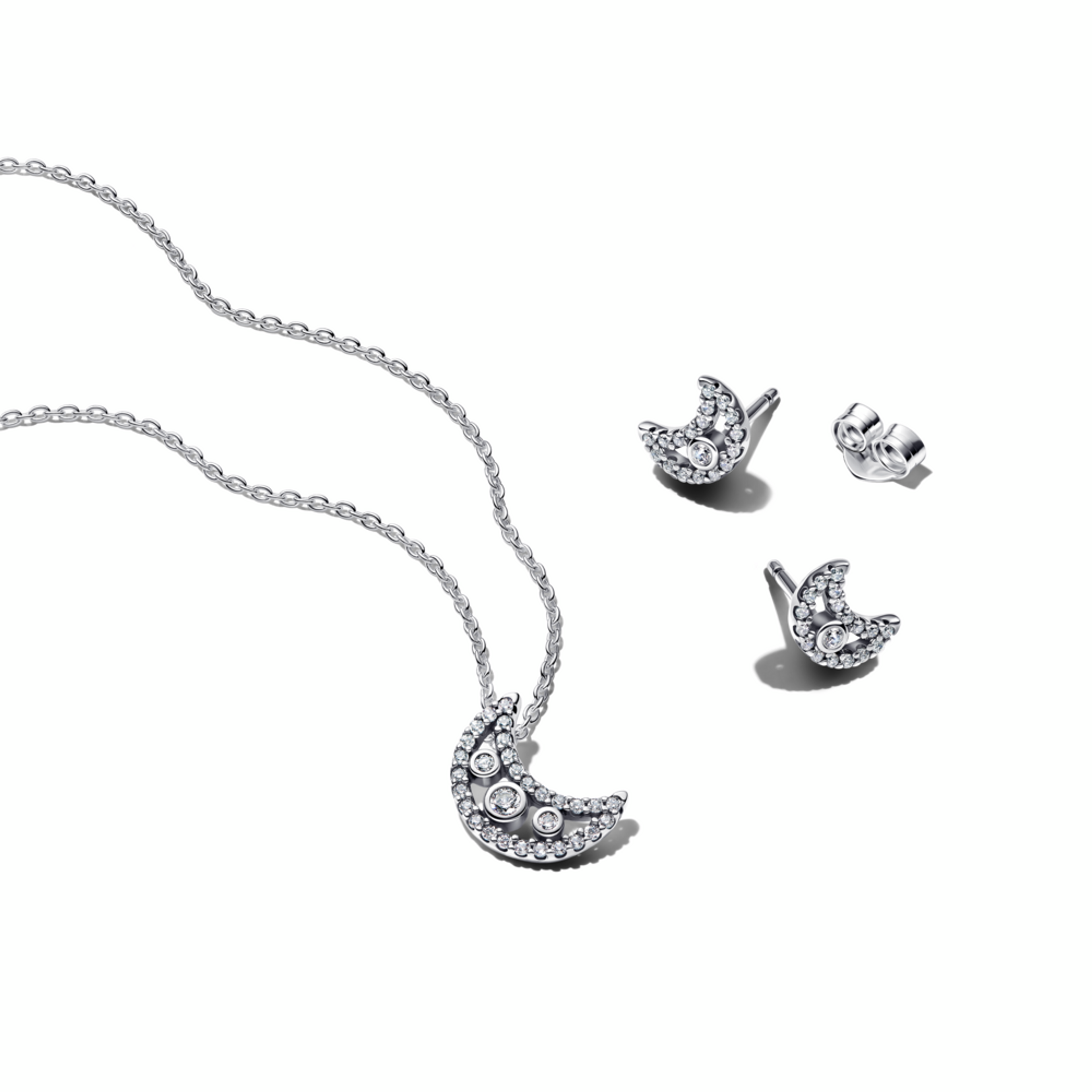 PANDORA SET náhrdelníka a náušníc Mesiac