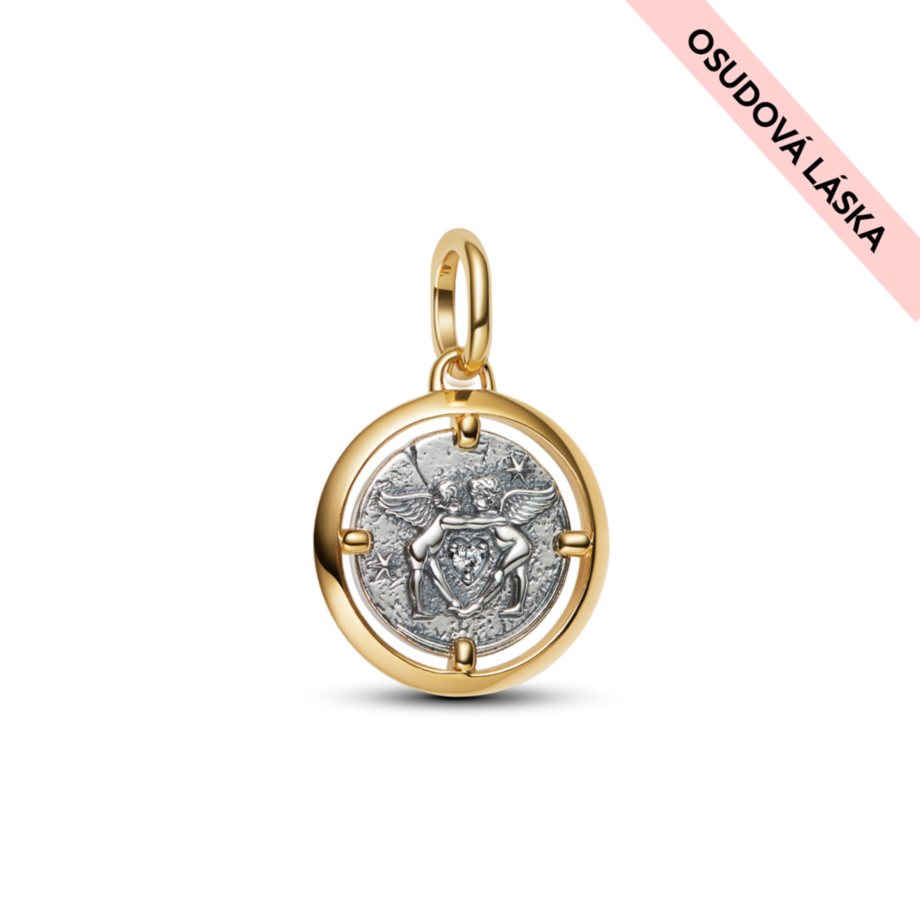 PANDORA Medailónkový prívesok Amorci