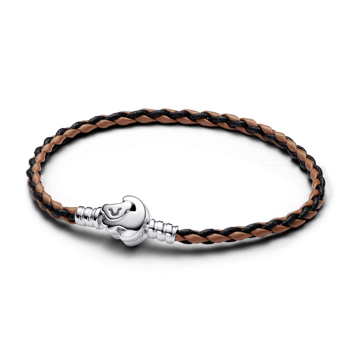 PANDORA Disney proplétaný kožený náramek se sponou  Lví král S3