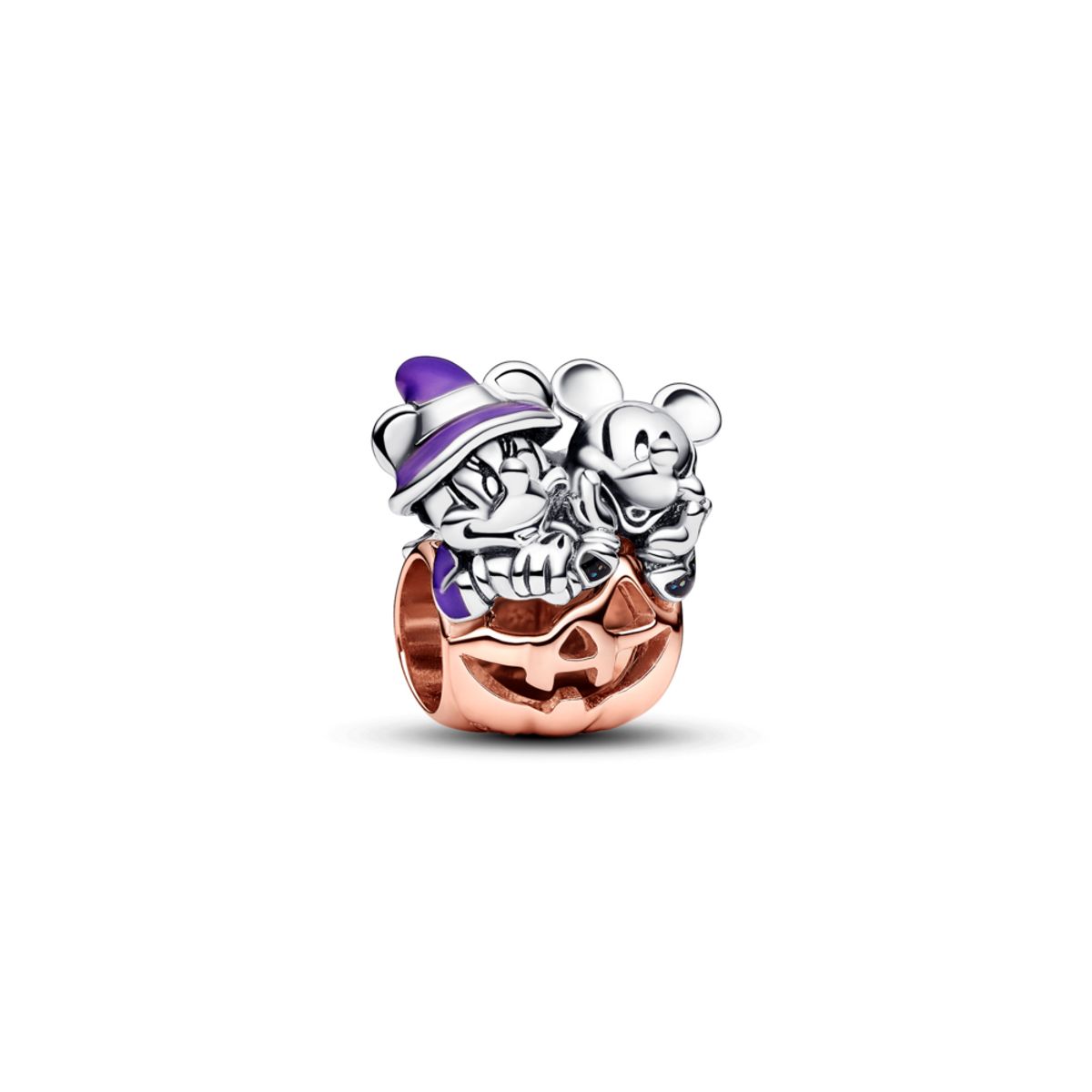 PANDORA Halloweensky tekvicový prívesok Disney Mickey MoDisney Mickey Mouse a Minnie Mouse