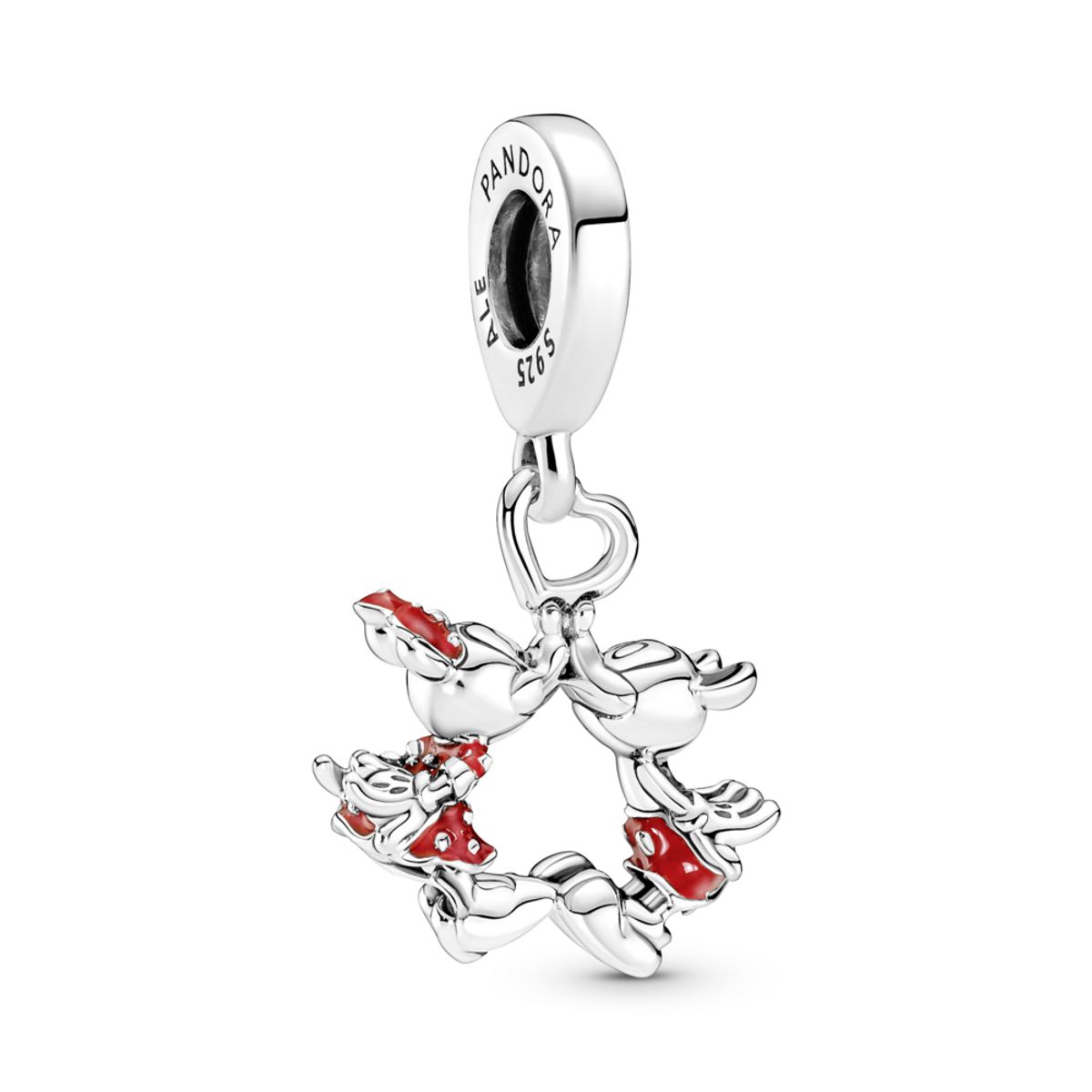 PANDORA Disney prívesok Mickey Mouse a Minnie Mouse Bozk