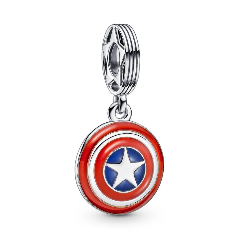 PANDORA prívesok Marvel The Avengers Štít Kapitána Ameriky