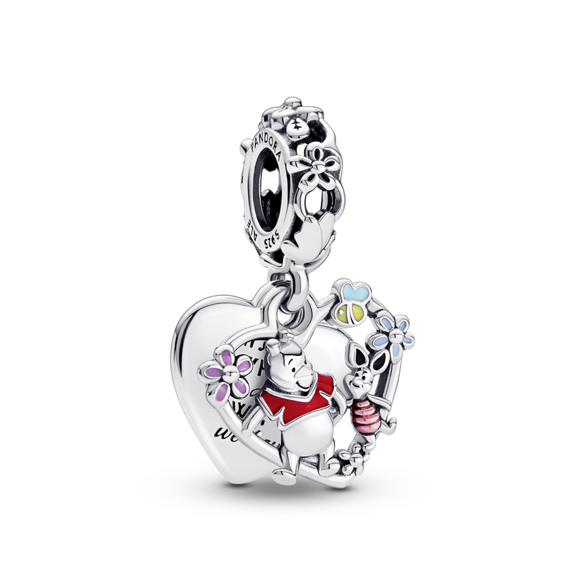 PANDORA Disney prívesok Medvedík Pú a Prasiatko