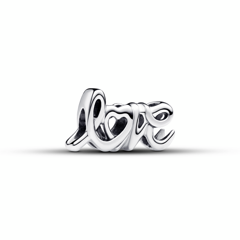 PANDORA prívesok Ručne písané slovo Love