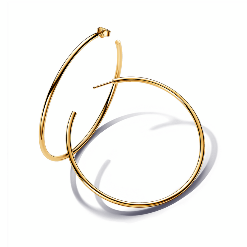 PANDORA otvorené kruhové náušnice 65mm