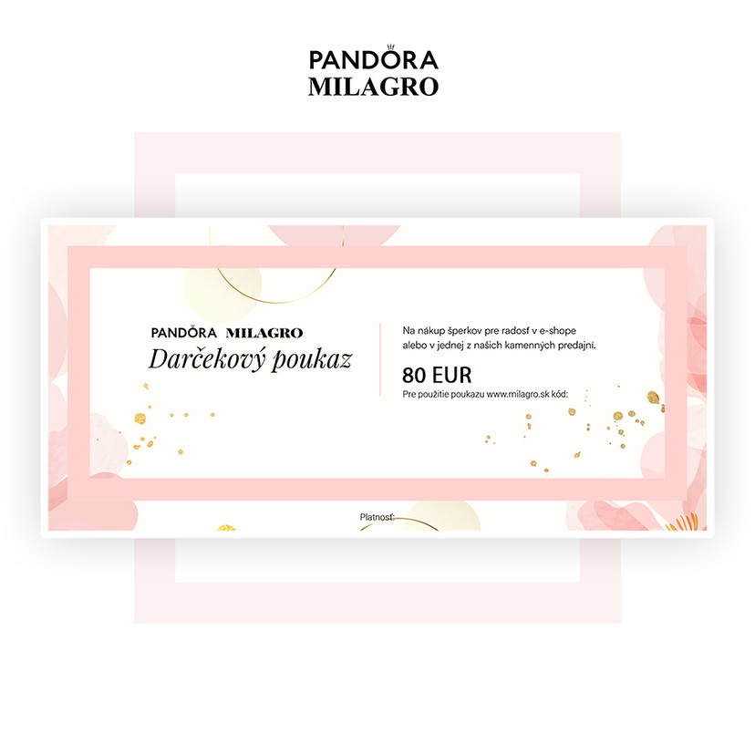 Darčekový poukaz 80 €