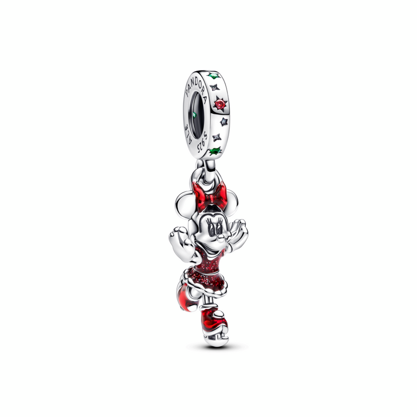 PANDORA visiaci prívesok Minnie Mouse na korčuliach