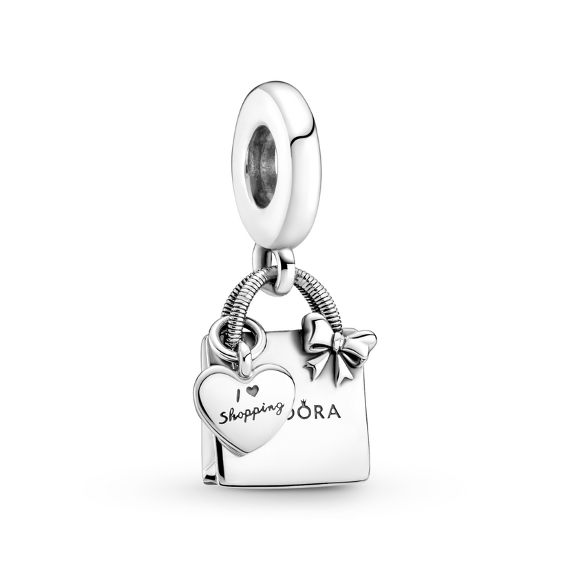 PANDORA prívesok Nákupná taška Pandora