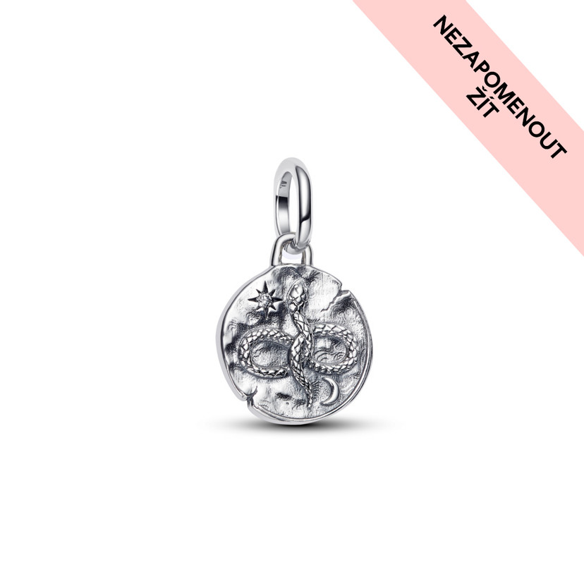 PANDORA Medailónkový prívesok Had nekonečna
